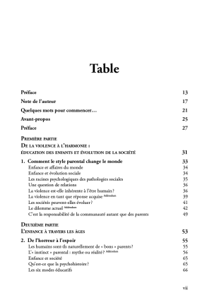Une parentalité porteuse de paix : Projet éducatif pour un monde sans violence – Robin grille